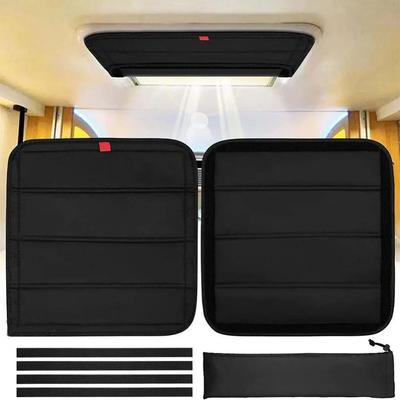 Bâche de store de fenêtre imperméable pliable pour lanterneau de camping-car, rideau de toit ouvrant, toit ouvrant en verre
