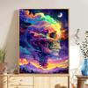 5d DIY Diamond Painting Cross Stitch Abstract Colored Skull Diamond Embroidery Mosaic Full Round Drill Home Decor Arts