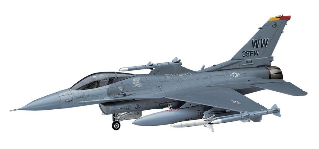 Hasegawa US Air Force Fighting Falcon Misawa Japan Plastic Model PT32 1/48 F-16CJ