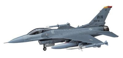 Hasegawa Modello in plastica del Falcon da combattimento Misawa dell'aeronautica militare statunitense PT32, scala 1/48, F-16CJ, Giappone