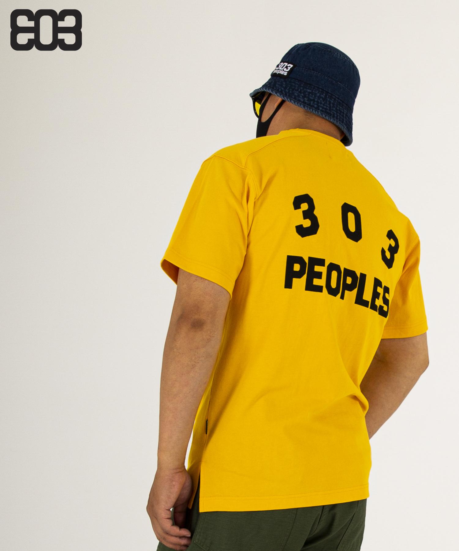 303 Peoples Sts22010 Essential Logo T-Shirt Yellow M
