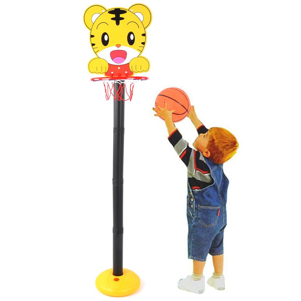 Kinder Indoor Outdoor Cartoon Hebestation Basketballkorbständer Kindersport Tor Spielzeug