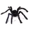 Black Plush Spider Decorations for Halloween Parties and Pranks
