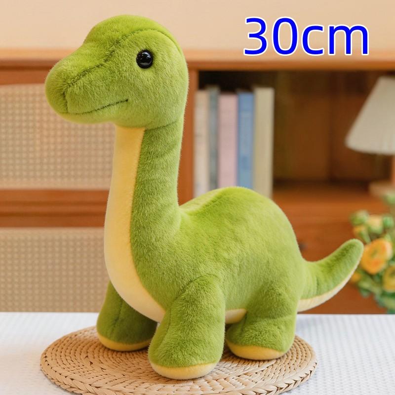 Cartoon Green Dinosaur Stuffed Animal Doll, Soft Cute Kawaii Triceratops T-Rex Stegosaurus Plush Toy For Kids Birthday