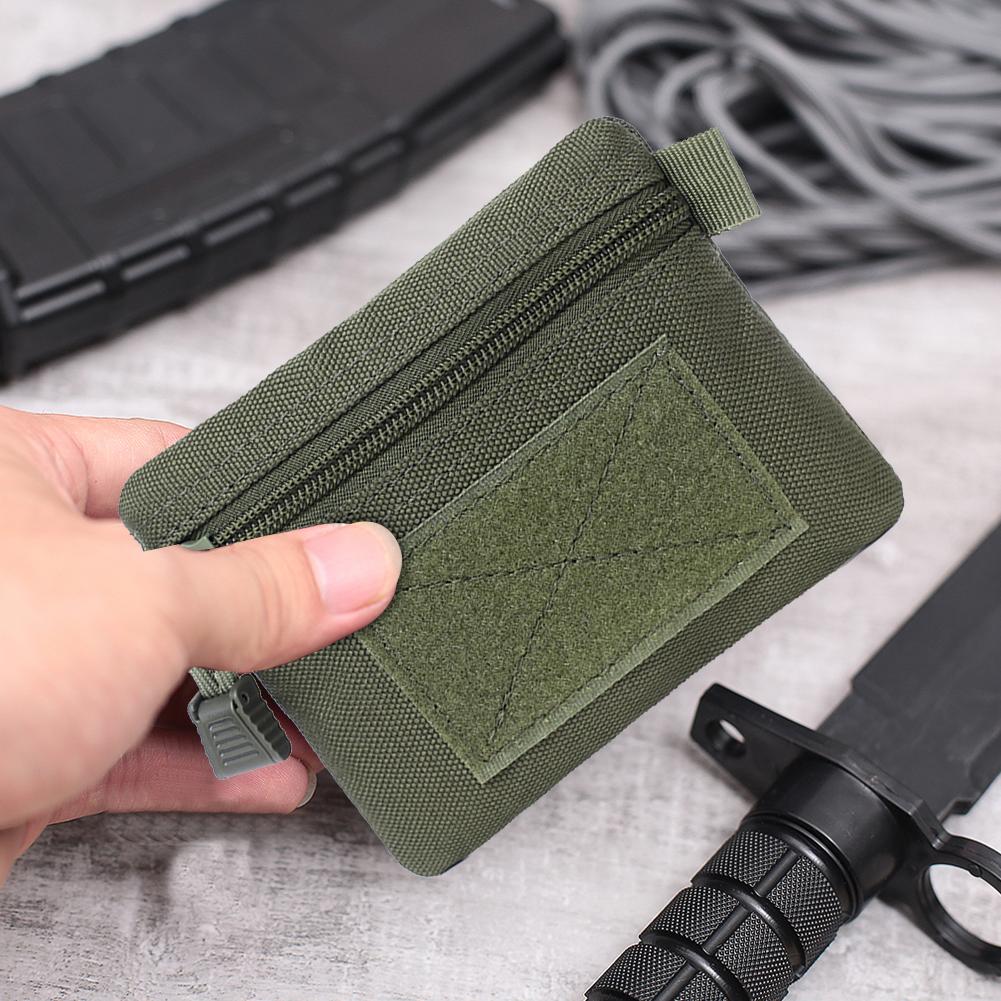 Hot Sale Coin Purses Skillful Manufacture EDC Molle Wallet Waterproof Portable Zipper Waist Pouch Bag for Outdoor Camping