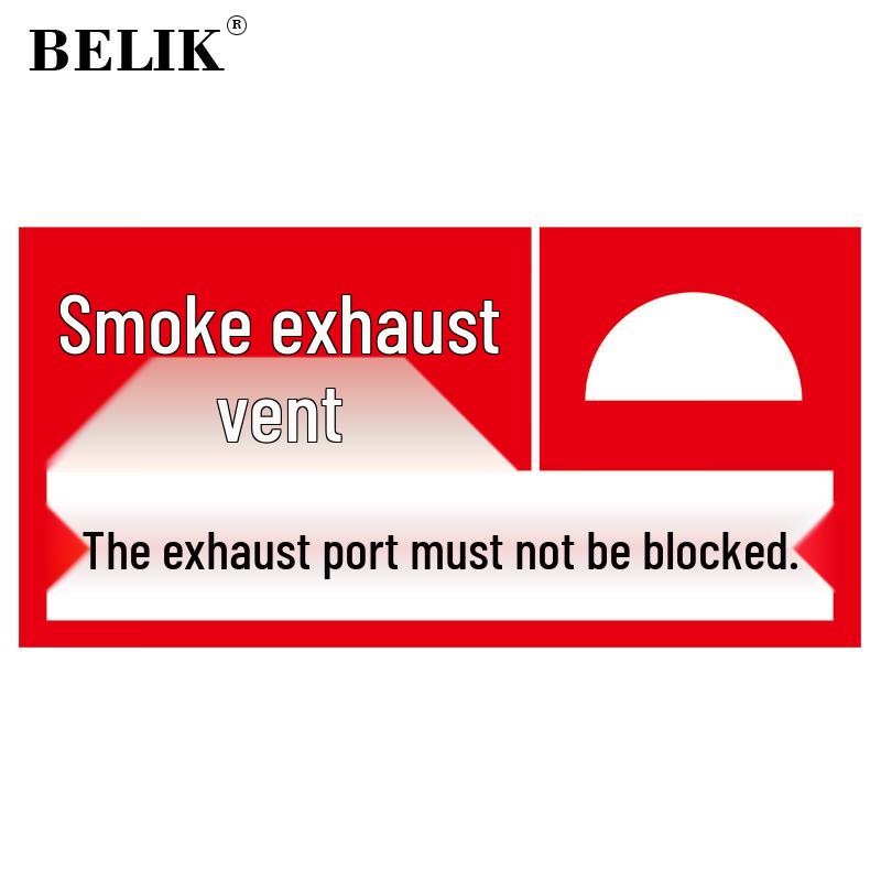 BELIK Fire Safety Inspection Sign 20x10cm