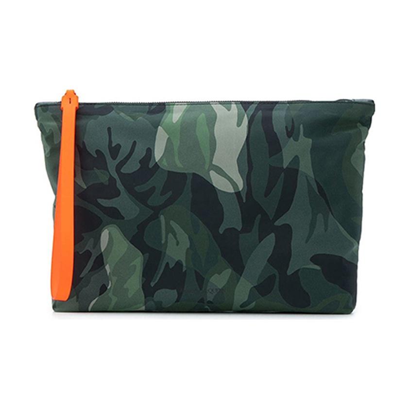 

Alexander McQueen Printed Nylon Clutch Unisex clutch Camouflage-Green 550813-9245N-3285 Basic Set (Bag+Dust Bag)