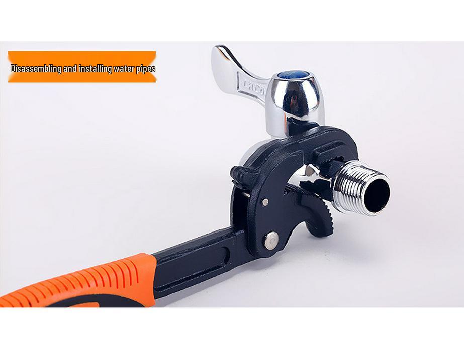 Adjustable Multifunctional Pipe and Nut Wrench Set