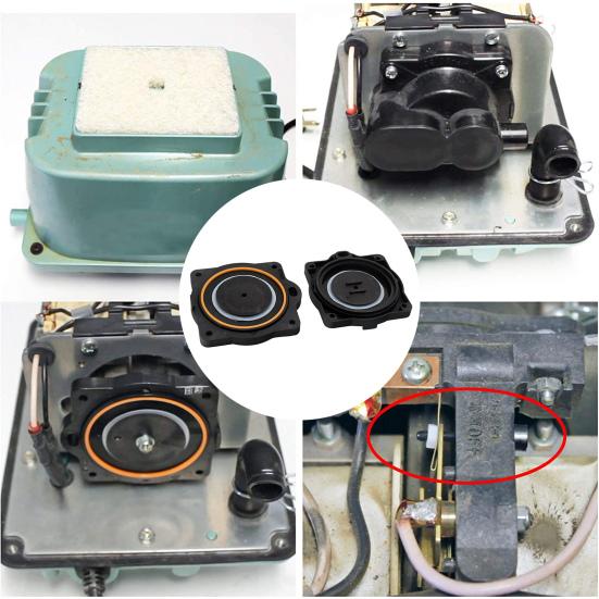 1 Set Hiblow Repair Kit Wear Resistant Tough Lightweight High Strength Air Pump