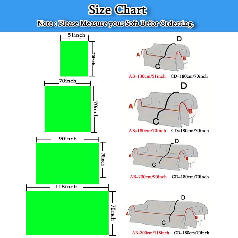 Couch Cover Washable Sofa Covers for 3 Cushion Couch Sofa, Sectional Sofa Protector for Living Room Pet Friendly