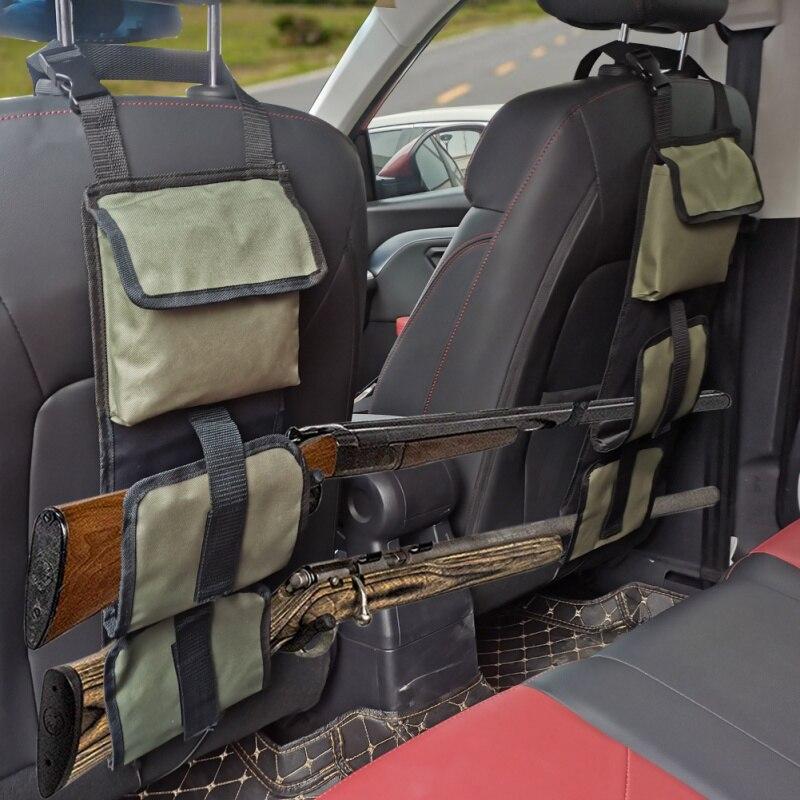 2Pc Tool-free Mount Car Back Seat Gun Rifle Sling Bag Pistol Hanger Pouch Bag 2Pc Tool-free Mount Car Back Seat Gun Rifle Sling Bag Pistol Hanger Pouch Bag