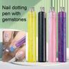 1/4 Stuks Bloem Nail Dotting Pen 5-Bladige Bloem Nail Design Balpen met Roestvrijstalen Bal DIY Manicure Kunst Tools