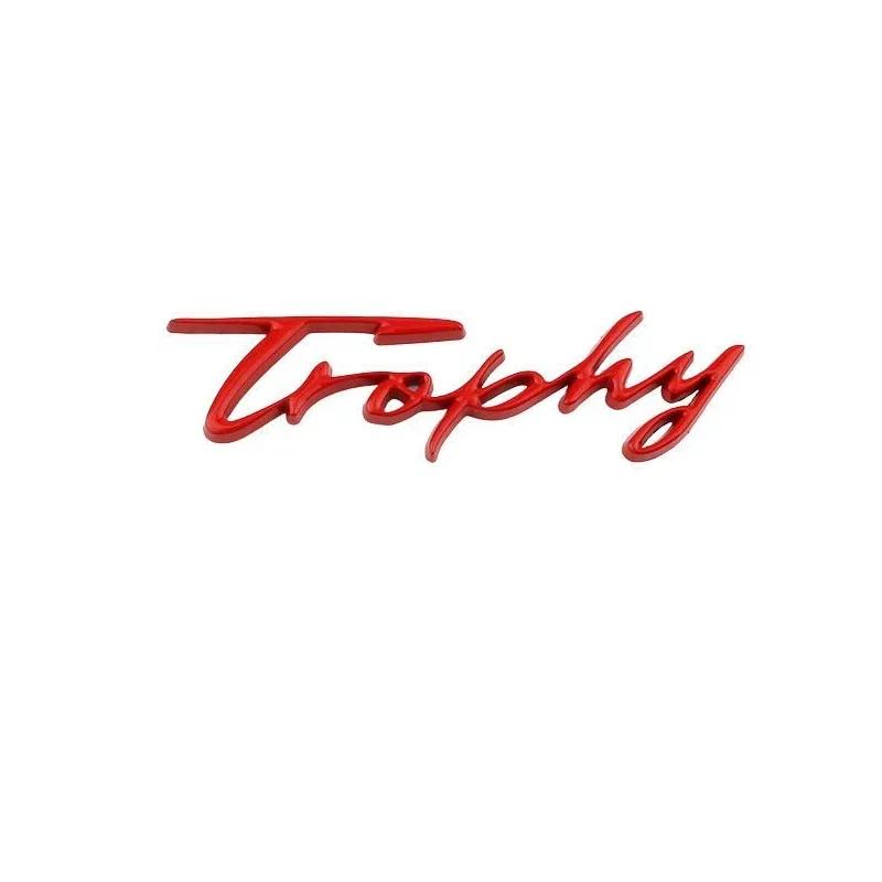 1Pc 3D Metal Trophy Letters Rear Trunk Body Decals Badge Emblem Stickers For MG5 MG6 ZS HS MG3 XPower Car Styling Accessories