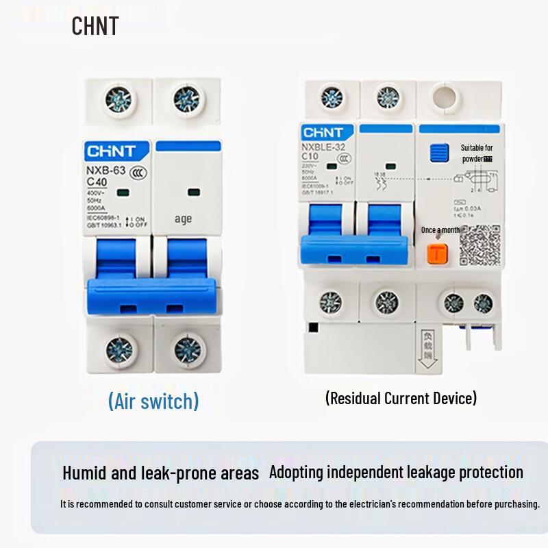 CHINT NXBLE-32 3P 32A Residual Current Circuit Breaker