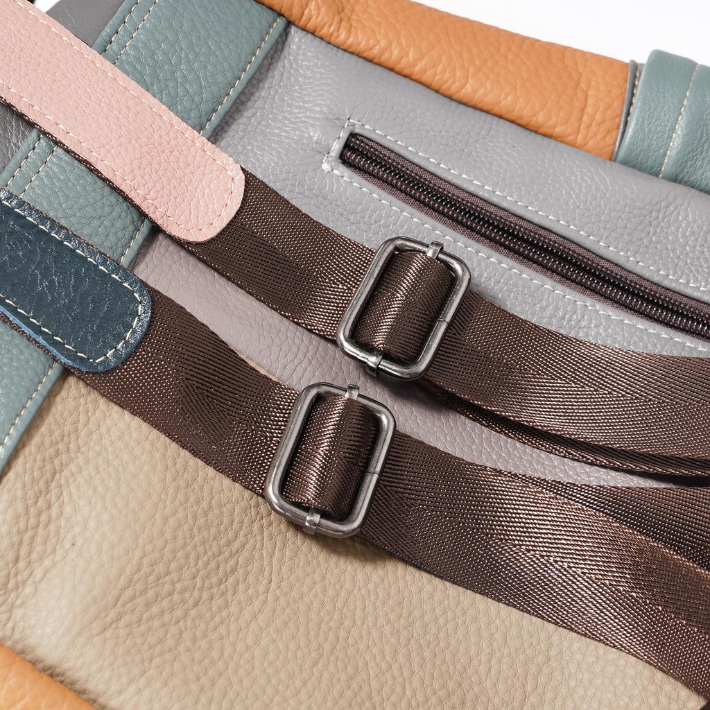 Zency Genuine Leather Women's Stylish Backpack