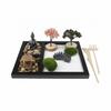 Garden Kit for Desk Meditation Desktop Sand Tray Compact Miniature Landscape