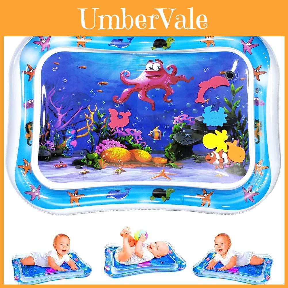 Durable Pvc Baby Tummy Time Water Play Mat Octopus Design For Boys And Girls