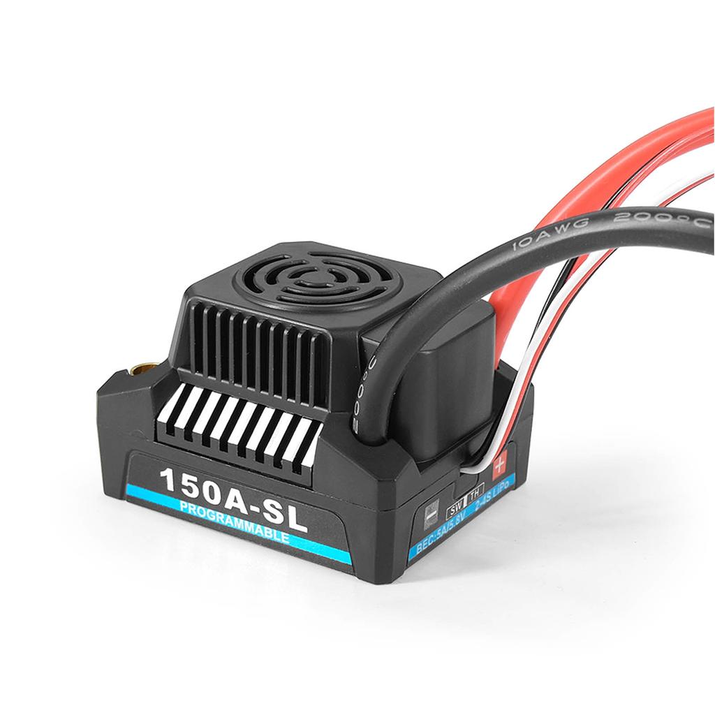 150A bürstenloser ESC, wasserdicht, staubdicht, BEC 5A, 5,8 V, elektronischer Geschwindigkeitsregler für 1/8 RC-Car