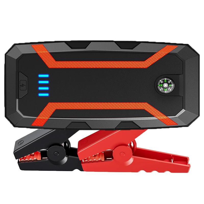 Multi-Function 12V Lithium Polymer 22200mAh 1000A Peak Current Car Jump Starter Booster Pack with USB & Emergency Lighting 22200mWh