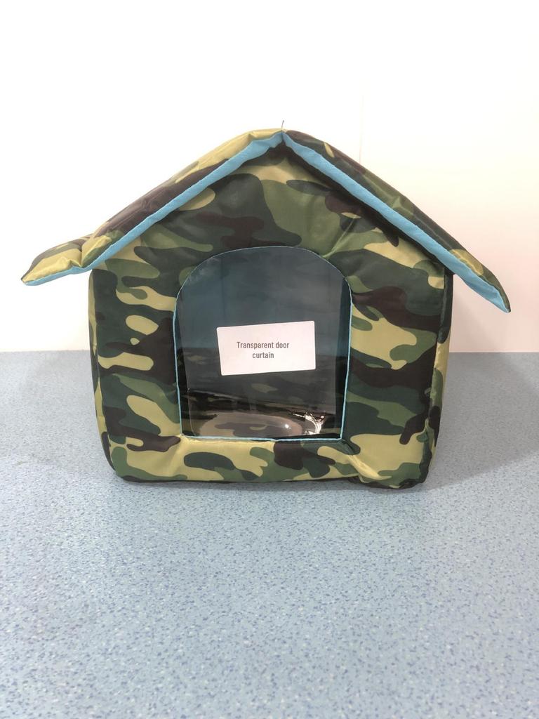 Waterproof Outdoor Cat House: Foldable, Removable, Washable, and Warm 4-Season Pet Villa Tent for Cats and Dogs.