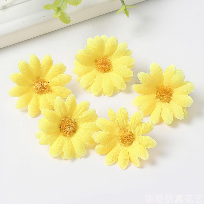 Mori Sonnenblume & Chrysantheme Seidenblumen für Foto-Requisiten & DIY-Bastelarbeiten