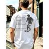 T-shirt Uomo Georgie Best Tribute - Icona Calcistica Retrò con Citazione Spirit In The Sky e Stampa Pallone da Calcio Nero, Maglietta Casual Girocollo Adatta per