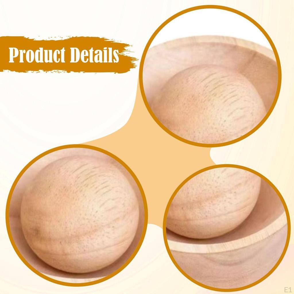 Wood Dumpling Press Tool Pastry Presser Kitchen Accessories Multipurpose 4cm Roller Ball