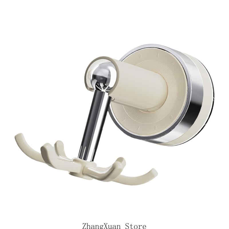 strong ABS 6 Claw Rotating Suction Hook No Drilling need Space Saving Kitchen Storage for Kitchen Wall Storage 3XUF