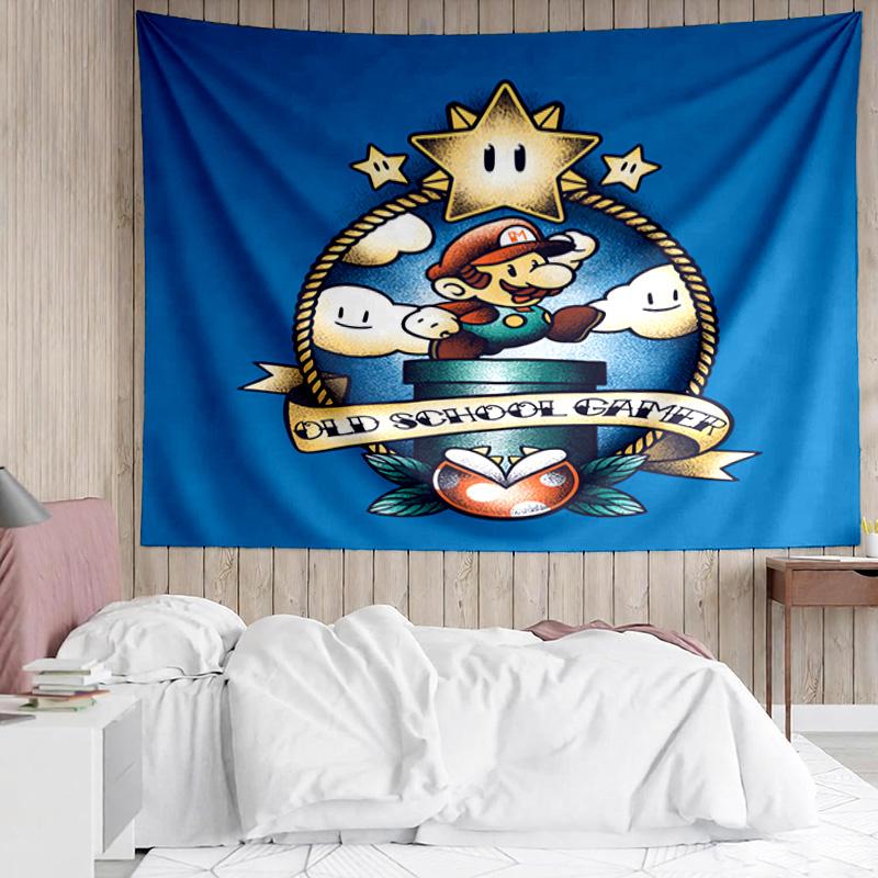 1PC Super Bros. Adventure K-pop music group Tapestry Accessories for Bedroom,Livingroom, dormitory Room Wall Decor Fan Birthday Gifts