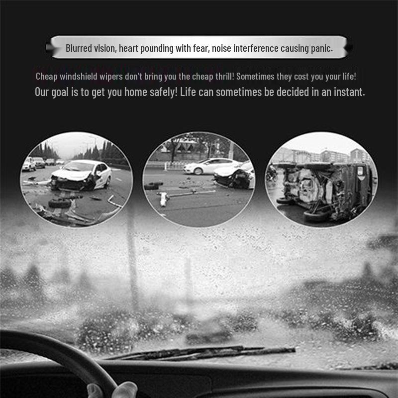 Premium Frameless Wiper Blades for Chery Flagcloud 2 - Compatible with New and Old Models