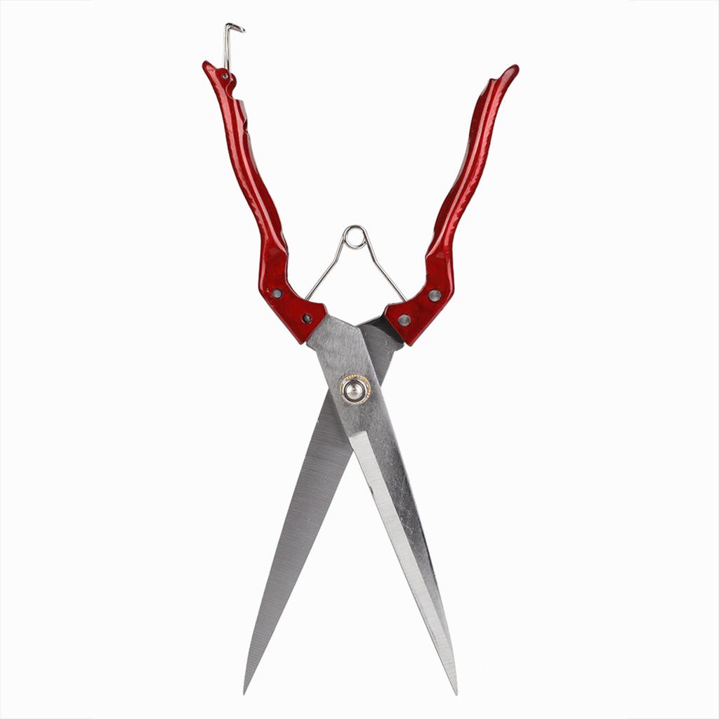 340mm Manual Sheep Shears Spring Loaded Sheep Wool Trimming Scissors Knee Blades