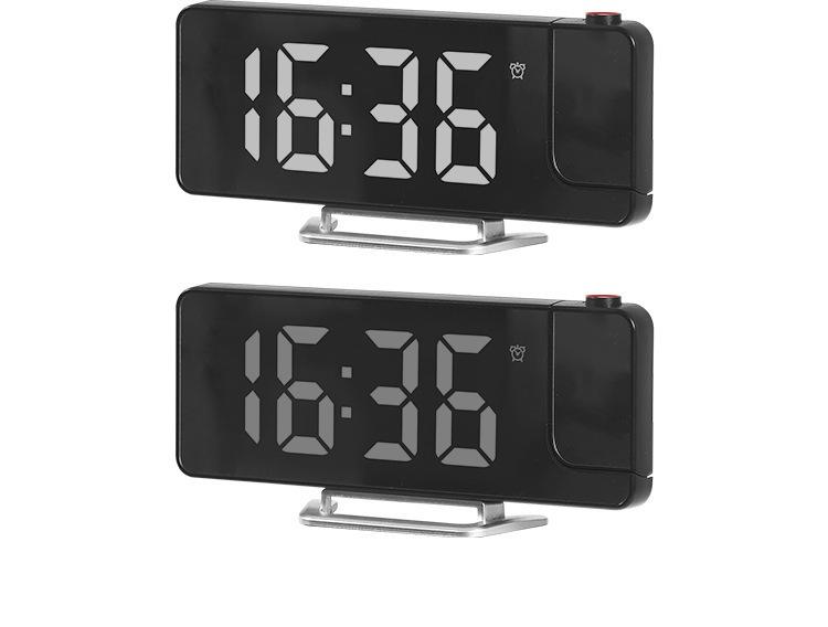 LED Large Screen Projection Alarm Clock with Temperature Display - Popular with Internet Celebrities