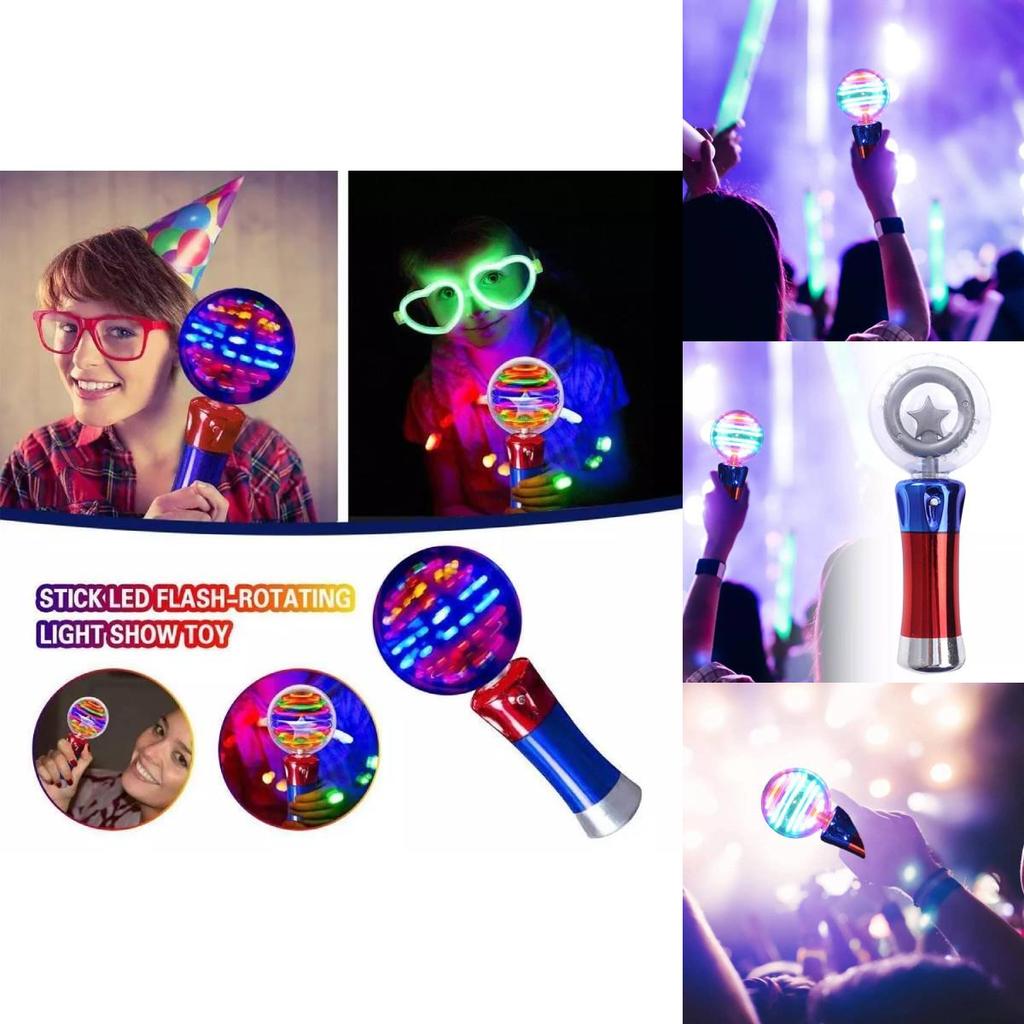 Colorful Glowing Led Light Stick Sphere Perfect For Concerts And Children's Performances
