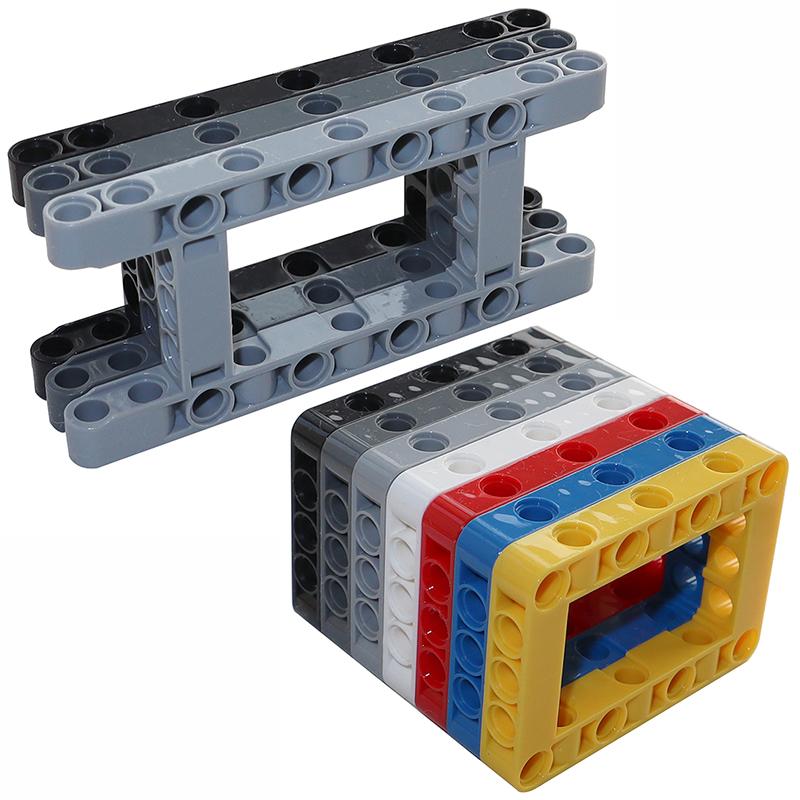 MOC Technical Parts Liftarm Modified Frame Thick 5x11 5x7 Beam 64178 64179 H-Shape Thick 3x5 14720 DIY Building Blocks Bricks