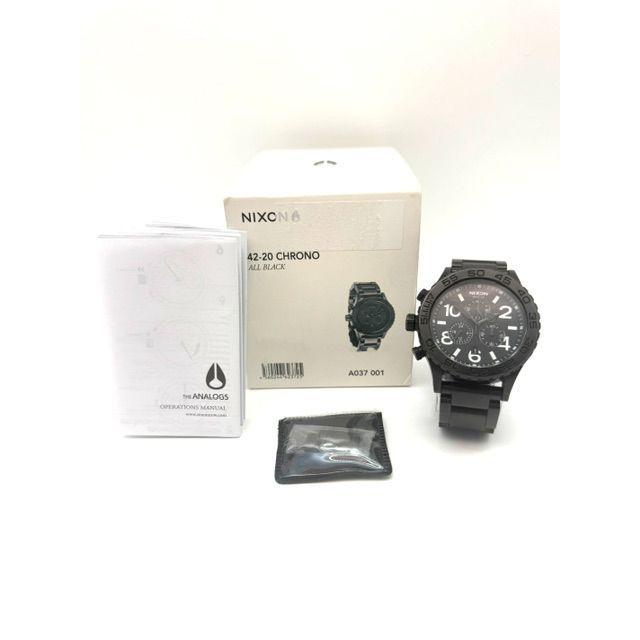 Used [Working item] Nixon NIXON watch 42-20 CHRONO A037-001 A037001 Used H8-7-1