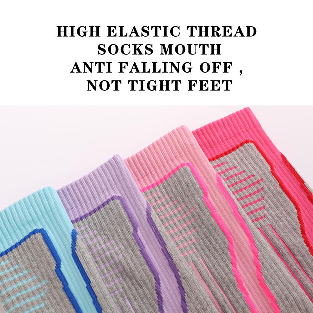 1 Pair Thermal Winter Cotton Women Ski Socks Children Sports Socks Snowboarding Cycling Adult Skiing Thicker Leg Warm