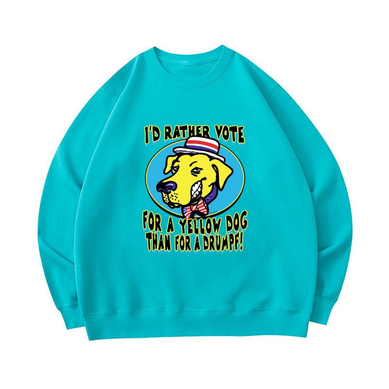 yellow dog sweatshirt