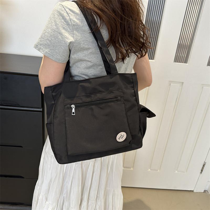 Trendy Street Style Large Capacity Tote Bag For Women 2024 Oxford Cloth Shoulder Bag