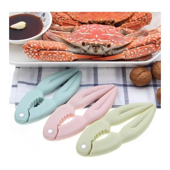 Pink PP plastic nut cracker with function to crush stubborn nuts for easy cleaning Perfect kitchen item for home parties and Christmas
