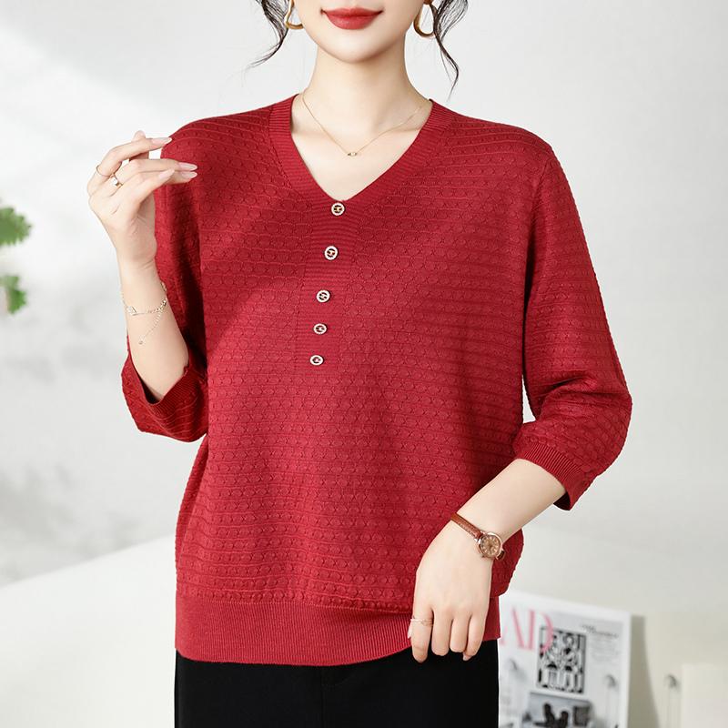 Qinghe Cashmere Women's 30% Cashmere Sweater - Soft & Warm Wool Blend Pullover