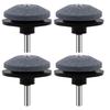 4Pcs Lawnmower Sharpener for Power Hand Drill Wear Resistant Lawnmower Sharpener Tool Corundum Lawmower Accessories