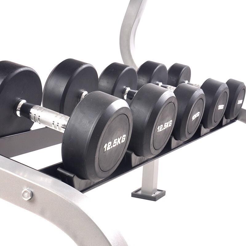 Kairui Rubber Coated Cast Iron Dumbbell Set
