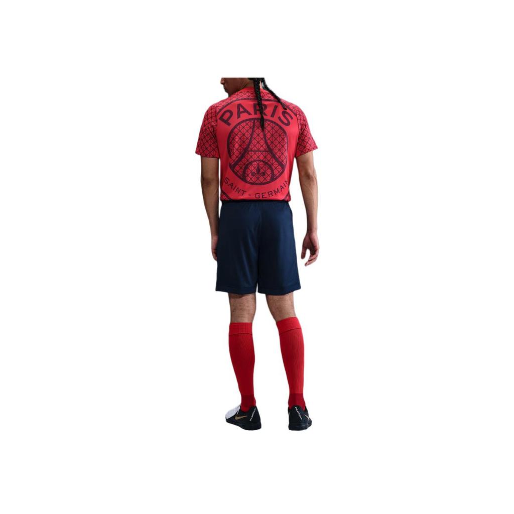 Nike Logo Elastic Slim Fit Three-Quarter Casual Shorts Men shorts Navy-Blue HJ4680-410