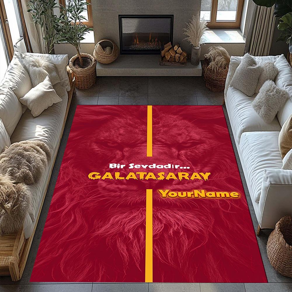 Galatasaray 121 Customizable Name Carpet Suitable for Kitchen Foyer Dining Room Dormitory Anti-slip Rug Office home decor