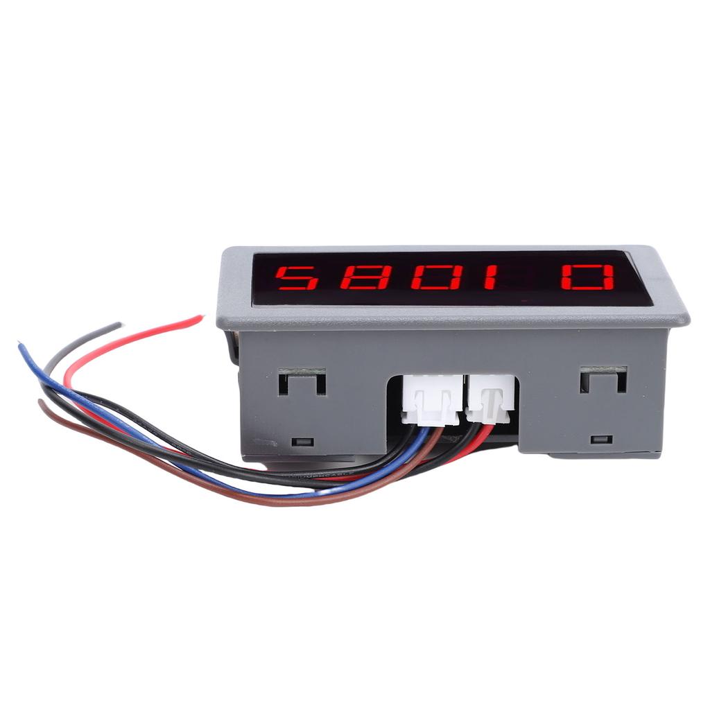 5 Bit LED Tachometer Anti Interference Frequency Division Filtering DC Brushless Motor Tach RPM Meter with Hall