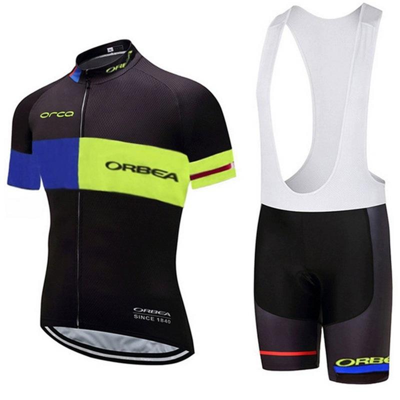 Summer Short Sleeve Set Tour De France ORBEA Team Cycling Suit Sports Roller Skating Suit Bicycle Outdoor Riding