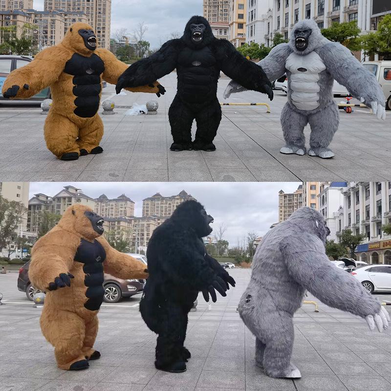 Inflatable King Kong and Gorilla Mascot Costume for Performances