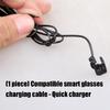 Tangles Resistant Magnetic Chargers Cable for Smartests Glasses Accessories