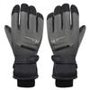 Winter waterproof and velvet skiing gloves, outdoor hiking anti slip gloves