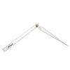 Wedge Taper Ruler Stainless Steel Welding Taper Feeler Gauge Depth Ruler Hole Inspection For Measurement Tool 1-15mm Taper Gaug